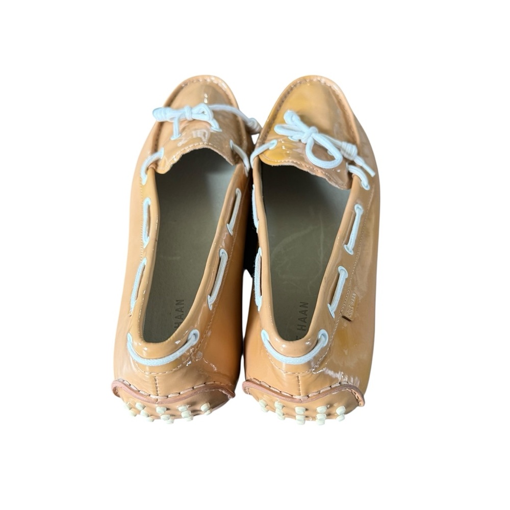 Cole Haan Women's Moccasins in Beige and Light Blue - Picture 3 of 4